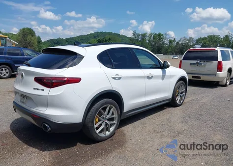 2018 Alfa Romeo Stelvio Ti Sport Awd from USA, damaged, VIN ZASFAKNN5J7C20192